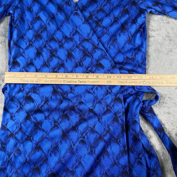 diane von furstenberg blue silk dress Diane Von Furstenberg Ange Shift Dress  Bluefly